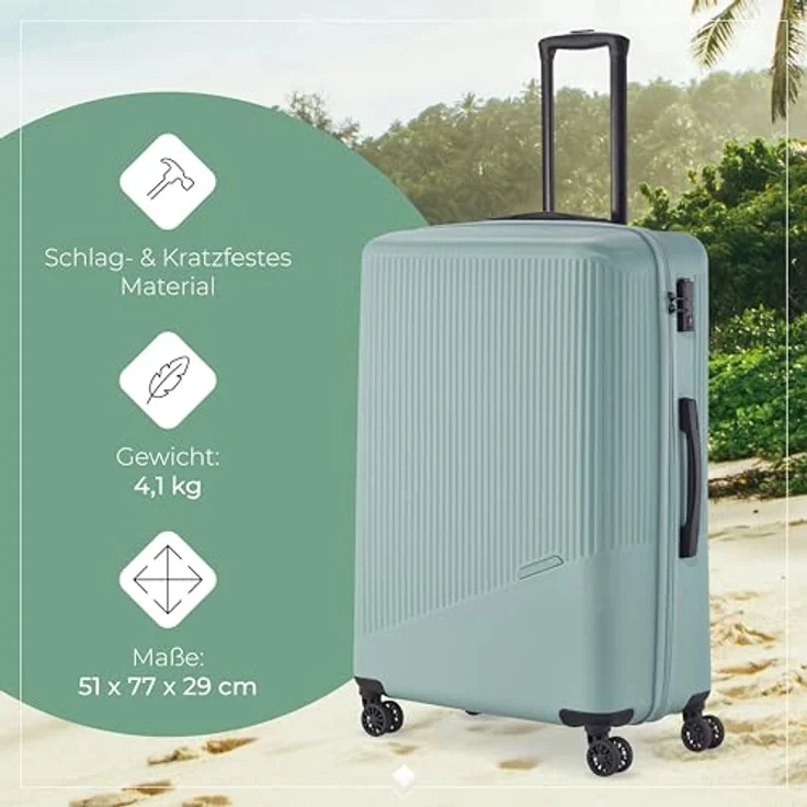 Travelite Bali Trolley L 77 Mint, 96 l Volumen – Bild 3