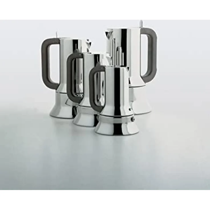Alessi 9090/6 Espressokocher 6 Tassen für Induktion, Edelstahl – Bild 3