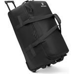 Pactastic große XL Trolley-Reisetasche mit Rollen | 110 Liter - 78 cm | für Männer & Frauen aus veganem Tech-Material