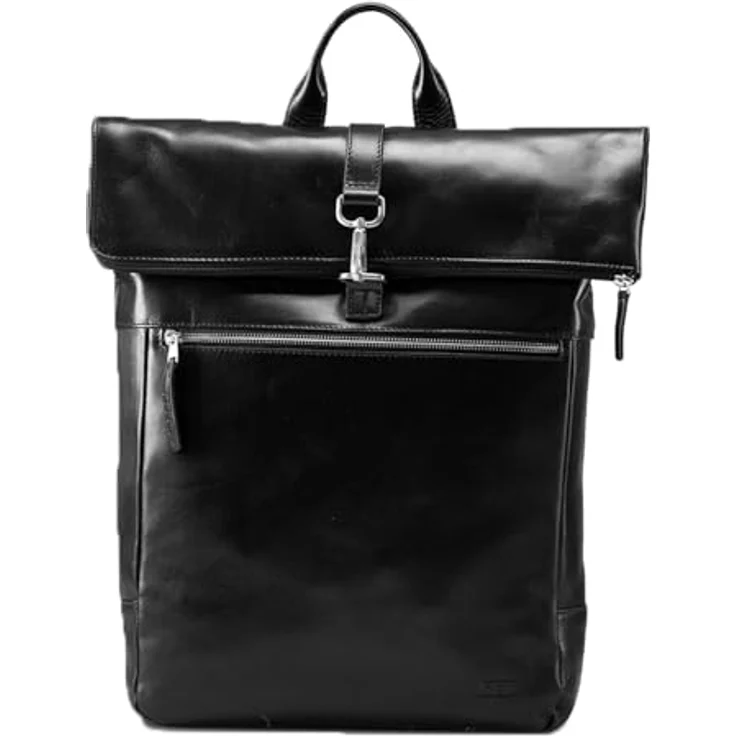 Jost Skagen Business-Rucksack, 44 cm aus 100% Leder mit Laptopfach, schwarz – Bild 1