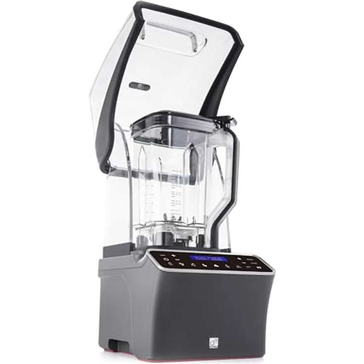G21 Blender G21 Ultimate, graphitschwarz, 1.500 W, 28.000 U/min, 1,2 l Behälter, Touch Display, voreingestellte Mixprogramme, Deckel – Bild 3