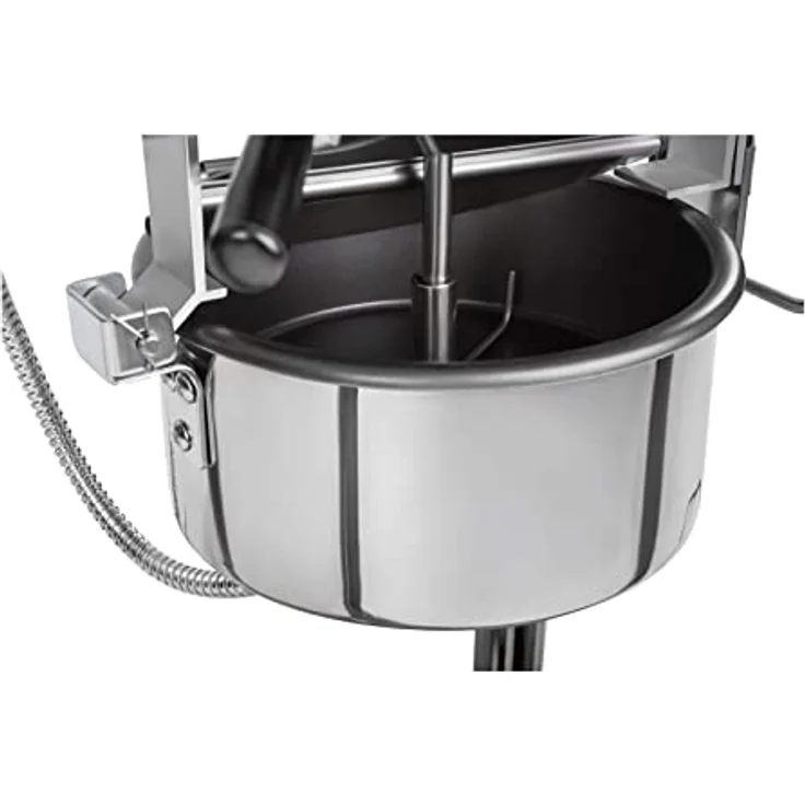 Royal Catering RCPW.16.2 Popcornmaschine retro Popcorn Maker groß Popcorn Bereiter mit Wagen Schwarz – Bild 2