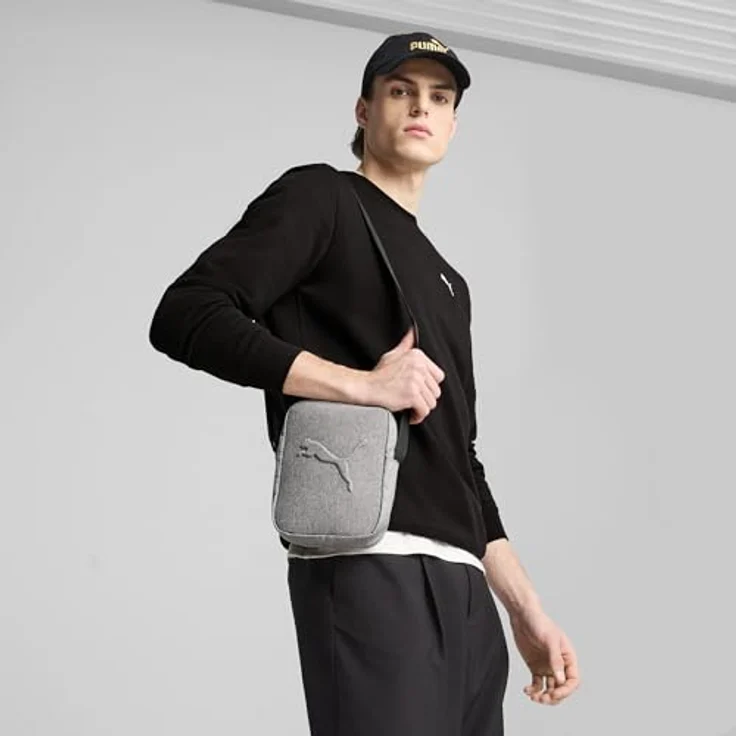 PUMA Umhängetasche PUMA Buzz Heather, elegante Tragetasche für Erwachsene mit Hauptfach und verstellbarem Schulterriemen – Bild 3