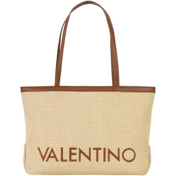 VALENTINO BAGS Shopper Maiam, 2-tlg. Set in Naturale / Cuoio, geräumig mit Zipper und Utensilientasche – Bild 3