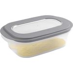 Sunware Sigma Home Kaasdoos Transparant - Frischebox für Käse, luftdichter Soft-Touch-Deckel, mikrowellenfest