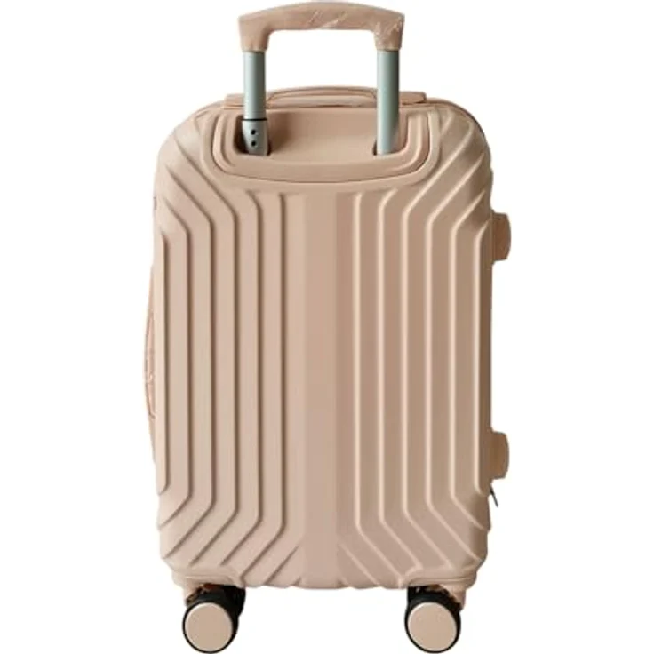 NTK-Collection Mabell 4-teiliges Kofferset, rosa, Hartschalenkoffer mit Teleskopgriff und integrierten Zahlenschloss, 115 l und Handgepäck bis 50 l – Bild 2