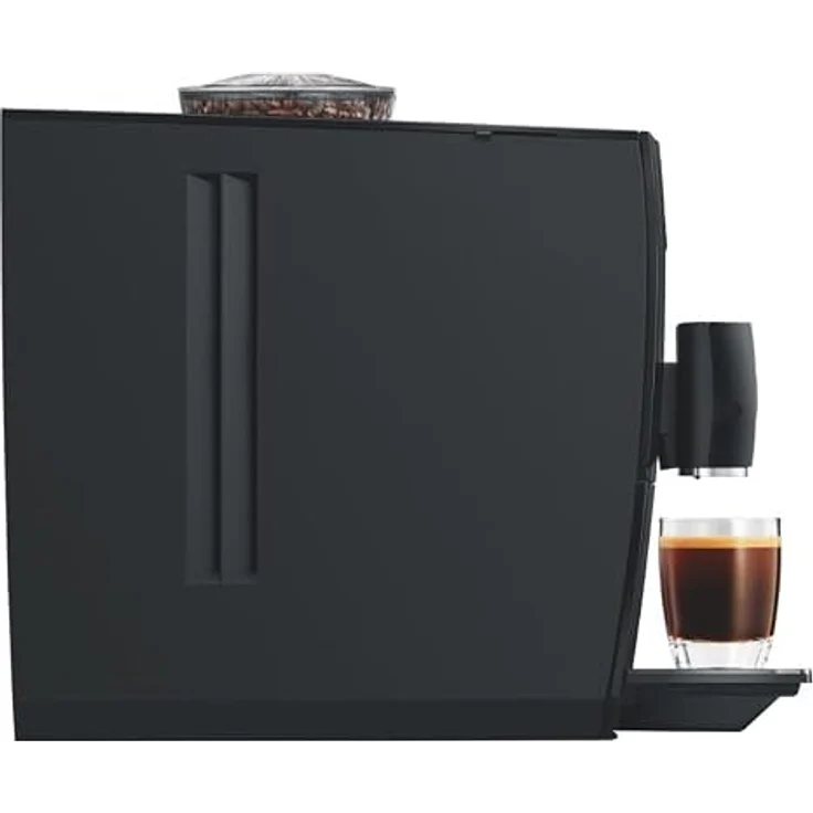 JURA A8 Piano Black, Kaffeevollautomat mit Professional Aroma Grinder, 18 Kaffeespezialitäten, 19 cm schmal – Bild 5