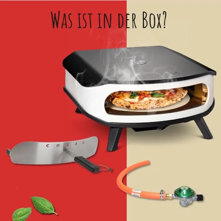 Cozze 17“ Pizzaofen mit drehbarem Pizzastein, Gaszündung und 450°C Maximaltemperatur – Bild 5