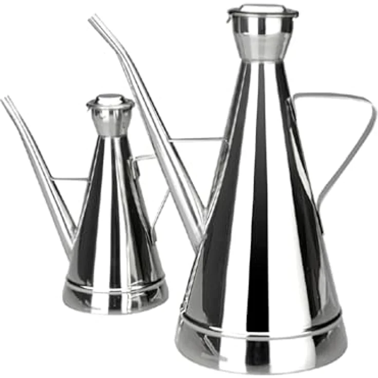 IBILI Speiseölkanne Iberica 0,3 l aus Edelstahl, grau-blau, 21.2 x 7.5 x 16 cm – Bild 2