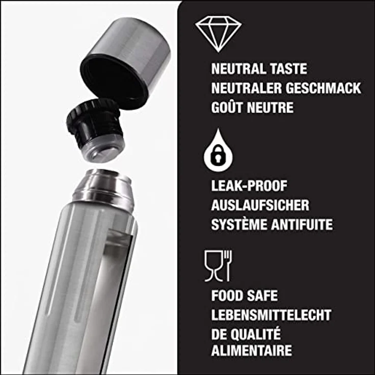 SIGG Gemstone IBT Thermo Trinkflasche (1.1 L), schadstofffreie und isolierte Trinkflasche, auslaufsichere Thermo-Flasche aus Edelstahl – Bild 3