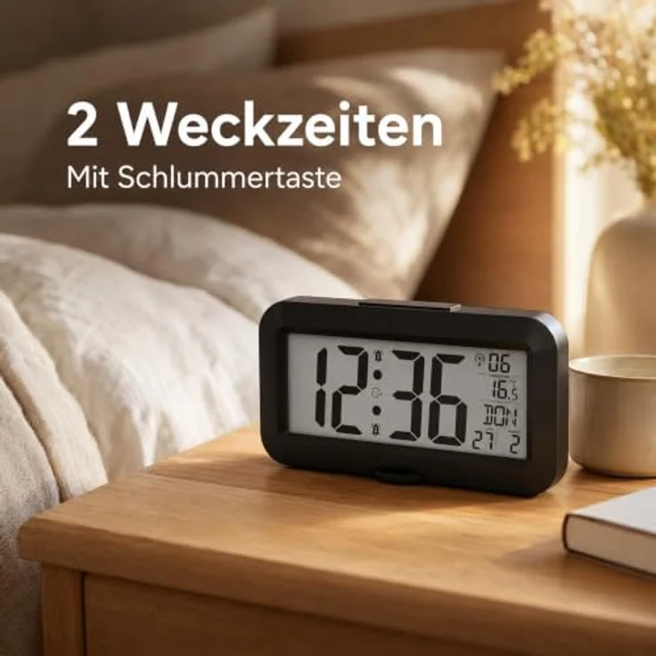 XXXLutz Wanduhr Schwarz, Kunststoff, 41.8x20.3x3 cm, moderne Dekoration für Wände – Bild 5