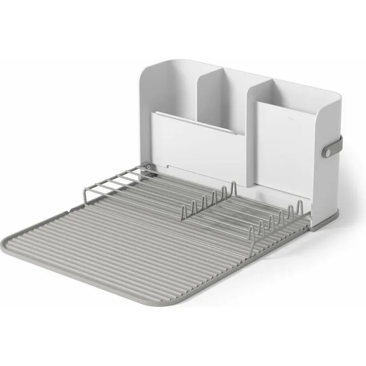 Umbra Trockenständer Sling, platzsparendes Abtropfgestell in Weiß/Grau