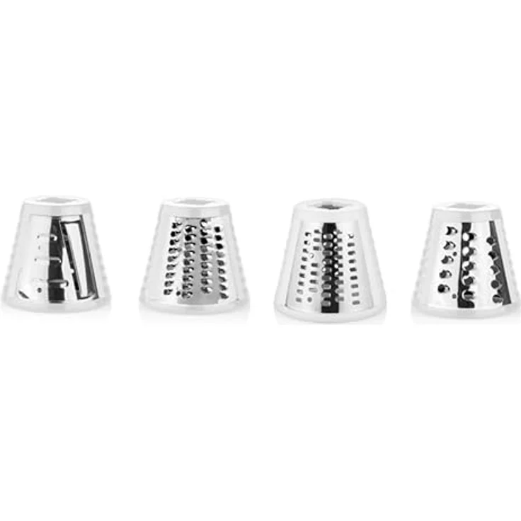 ETA Reibenaufsatz ETA002895090, 4 Trommelreiben mit Edelstahlklingen, spülmaschinengeeignet, weiss – Bild 2