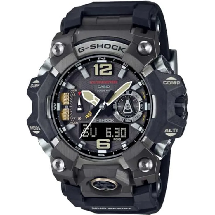 Casio G-Shock Mudmaster GWG-B1000-1AER, Analog Digital Quarz Armbanduhr für Herren, 11 mm Kalender