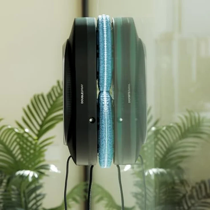 Cecotec Conga Windroid 1090, Fensterputzroboter mit doppeltem Sprühmechanismus und App-Steuerung, Schwarz – Bild 10
