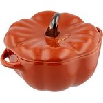 STAUB - Kürbis - Auflaufform, Suppenteller, Cocotte - Keramik - Farbe: Zimt - Volumen: 0,5 Liter