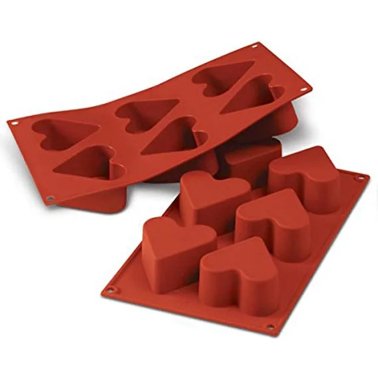 Silikomart 20.036.00.0060 SF 036 HEART - SILICONE MOULD ø65 H 40 MM – Bild 2