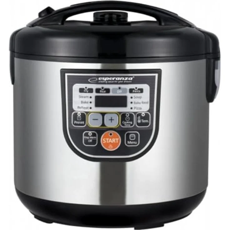 Esperanza EKG011 Multicooker Cooking 5 L 860 W Schwarz, Metallic – Bild 2