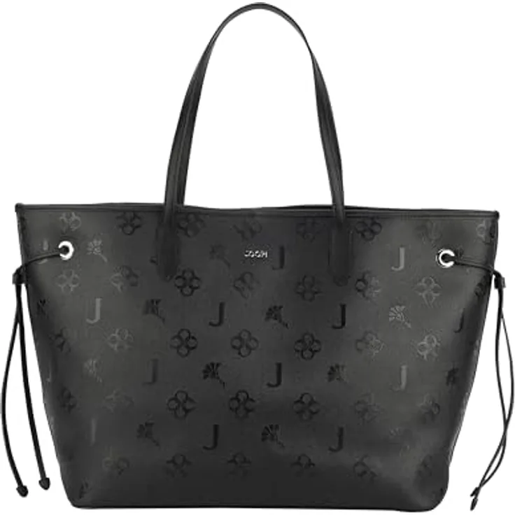 JOOP! Shopper Decoro Stampa Shopper Xlho, Einkaufstasche mit All-Over Logo-Print und Lackoptik