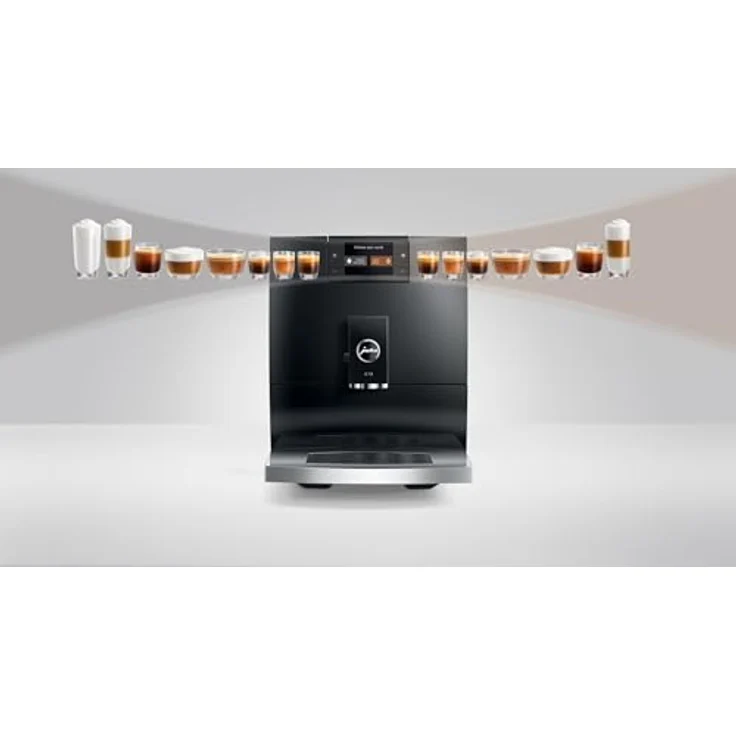 JURA C9 (EA) Kaffeevollautomat, Piano Black mit Hot Brew und Light Brew, 17 Kaffeespezialitäten, Wi-Fi Connect kompatibel – Bild 6