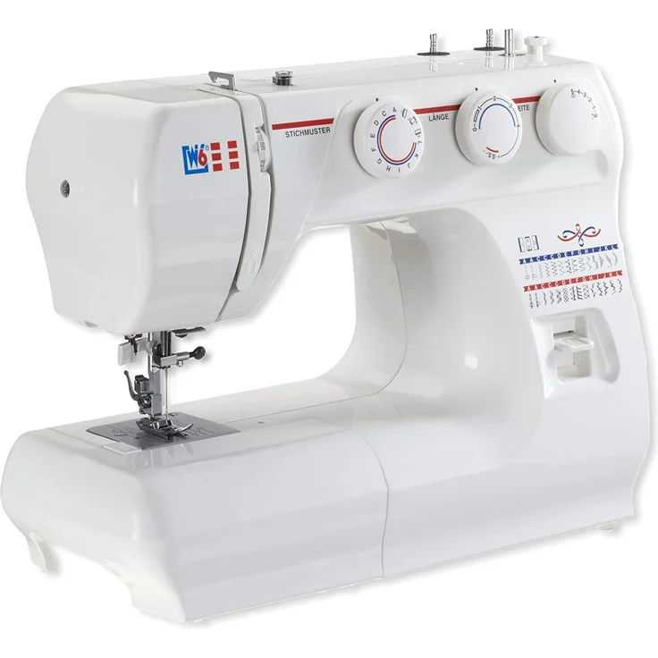 W6 N 1235/61 Freiarm-Nähmaschine, weiß – Bild 1