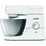 Kenwood KVC3100W Küchenmaschine, 1000W, 4,6L, stufenlose Geschwindigkeitsregelung, Pulse-Funktion, Planetenrührwerk, weiß, Serie: Chef