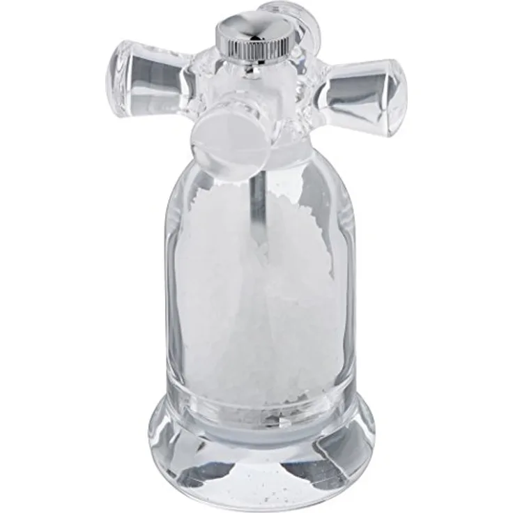 Küchenprofi Salzmühle 13cm Centro, transparente Acryl mit Keramik-Mahlwerk