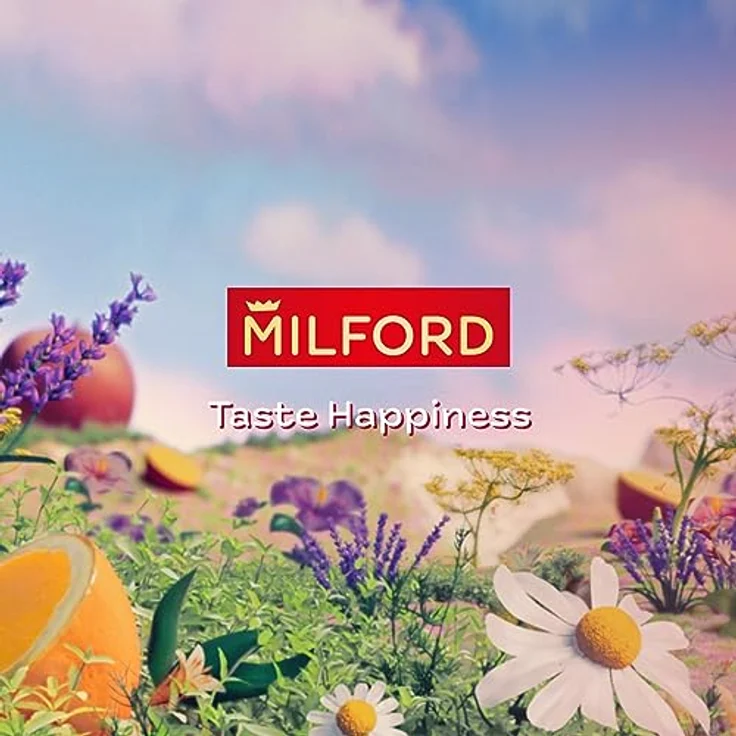 Milford kühl & lecker Himbeere-Kirsche, 20 Teebeutel – Bild 3
