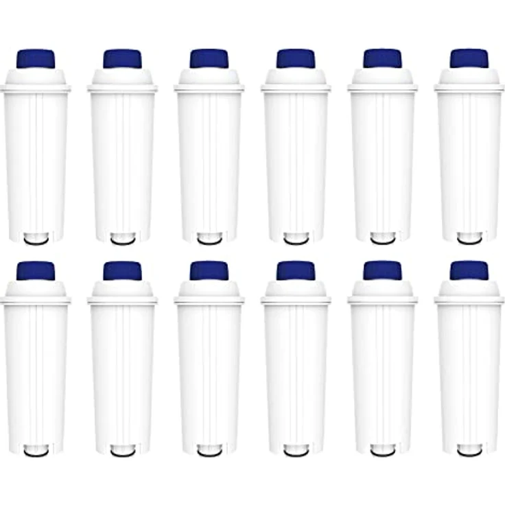 Comedes Wasserfilter 12er Set, Ersatz für DeLonghi DLSC002, geeignet für verschiedene Delonghi Kaffeevollautomaten – Bild 1