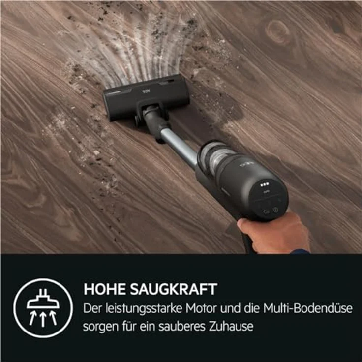 AEG Ultimate 7000 AKKU-STAUBSAUGER KABELLOS/AKKULAUFZEIT BIS ZU 50 Minuten* / Farbe: Granite Grey – Bild 3