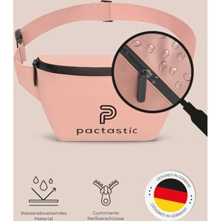 Pactastic Urban Collection Gürteltasche 21 cm rose – Bild 6