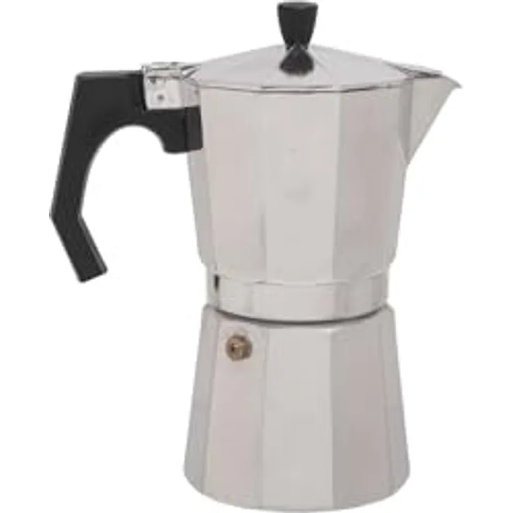 Espressokocher Bellanapoli silber 9 Tassen