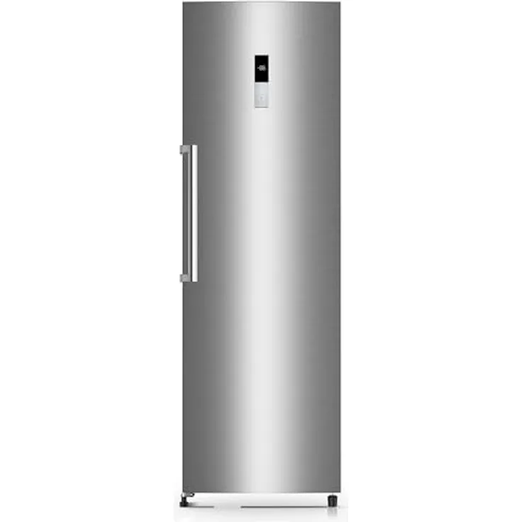 SCHOEPF GS282DIX Gefrierschrank 185 cm, Edelstahl, 282 L, No-Frost Technologie, leiser Betrieb mit 38 dB, energieeffizient 199 kWh/Jahr, Schnellgefrierfunktion