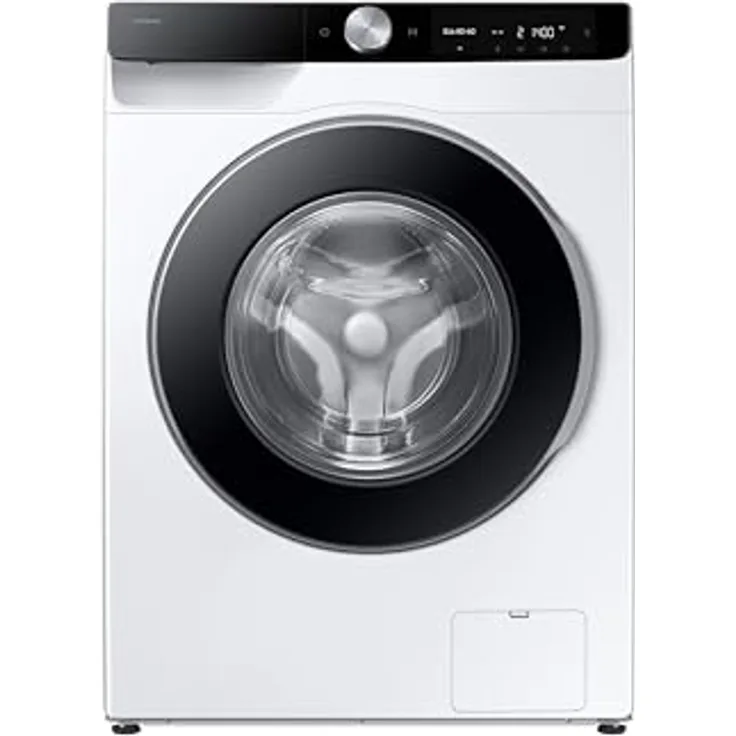 Samsung WW90DG6G94LKU3 Waschmaschine Frontlader, 9 kg, 1400 RPM, Weiß, mit AI Wash und Smart Home Kompatibilität