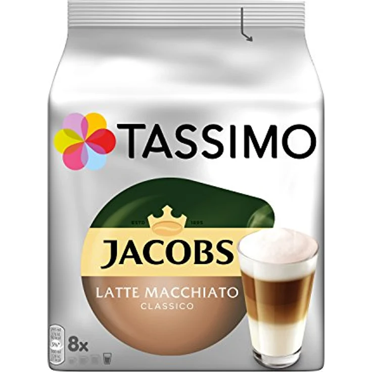 Tassimo Jacobs Typ Latte Macchiato Classico für 8 Getränke, 264g, Kapseln – Bild 2