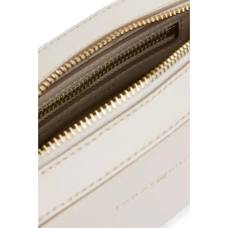 Tommy Hilfiger TH Logotape Umhängetasche, 20 cm, aus Polyurethan, beige – Bild 7