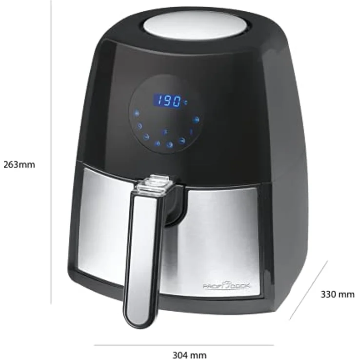 ProfiCook PC-FR 1147 H Heißluft-Fritteuse, Öl-und Fettfrei, 7 Frittierprogramme + variables Zeitprogramm – Bild 6