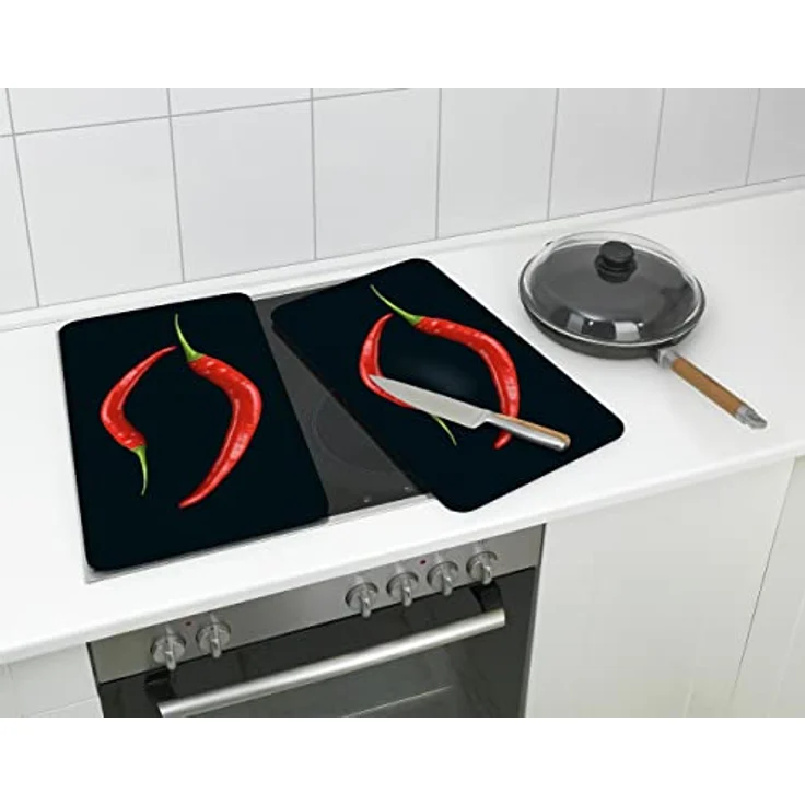 WENKO Abdeckplatte Universal Peperoni Duo, 2er Set – Bild 2