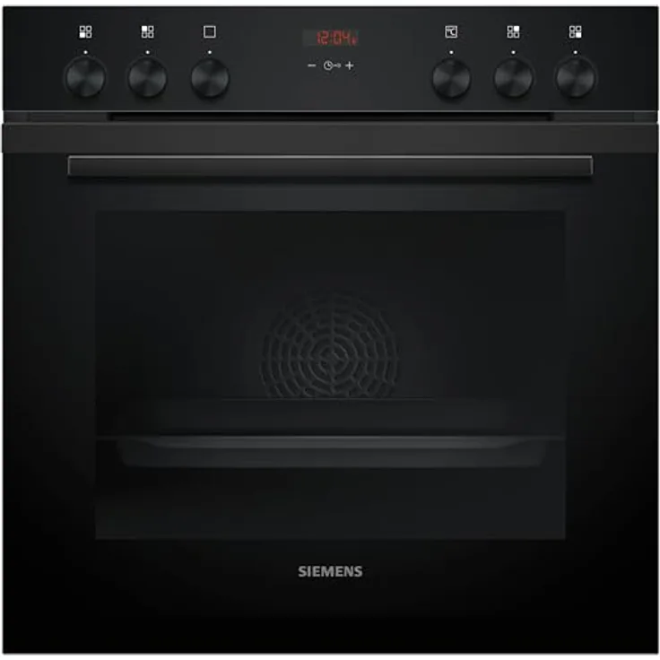 SIEMENS iQ300, Einbau-Herd, 60 x 60 cm, Deep black inox, HE213ABB4 mit Schnellaufheizung
