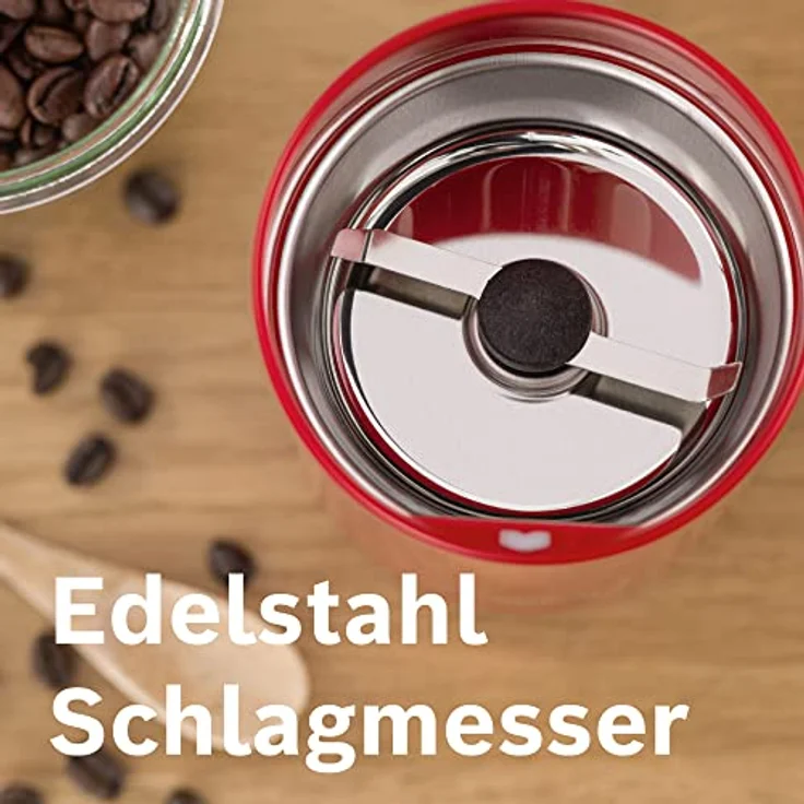 Bosch TSM6A014R Kaffeemühle, Rot – Bild 4