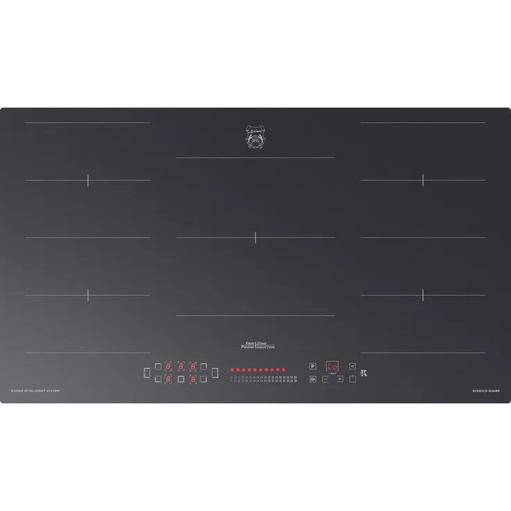 Kaiser KCT 9110 FI, 90 cm Induktionskochfeld mit 5 Kochzonen, Power Booster, Anti Scratch, matt