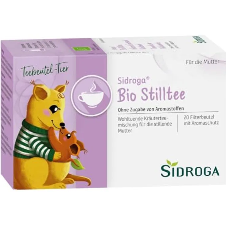 SIDROGA Bio Stilltee, Filterbeutel mit 30 g, natürliche Kräutermischung für Stillende