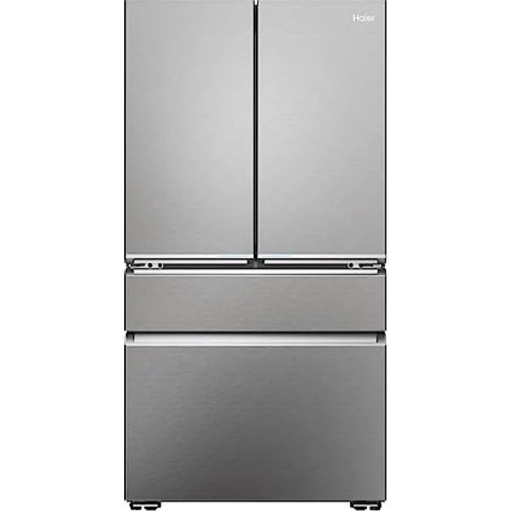 Haier French Door 90 SERIE 7 PRO HFW7918ENMP Kühl-Gefrierkombination/Total No Frost/Smart hON-App/Easy Access Gefrierschubladen spart bis zu 30% Energie/Leise nur 35 db(A) / Edelstahl Front – Bild 1