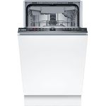 Bosch Serie 2, Vollintegrierter Geschirrspüler, 45 cm, SPV2HMX42E