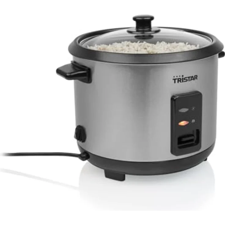 Tristar Reiskocher RK-6147, elektrischer Reiskocher für 2 bis 6 Portionen, schwarz – Bild 1