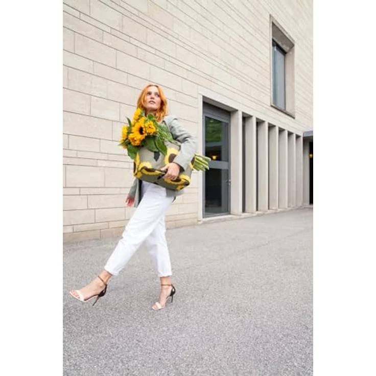 reisenthel coolerbag sunflowers, Kühlbox 20 l mit hochdichter Isolierung und stabilem Reißverschluss, wasserabweisendes Polyester – Bild 5