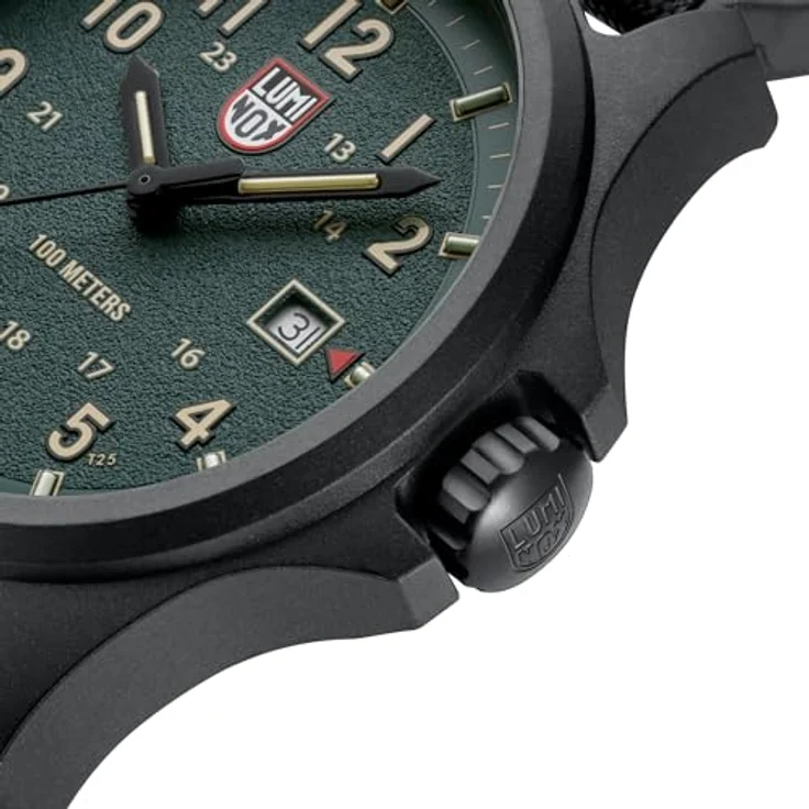 Luminox Damen Analog Quarz Uhr mit Gummi Armband XL.1961 – Bild 5