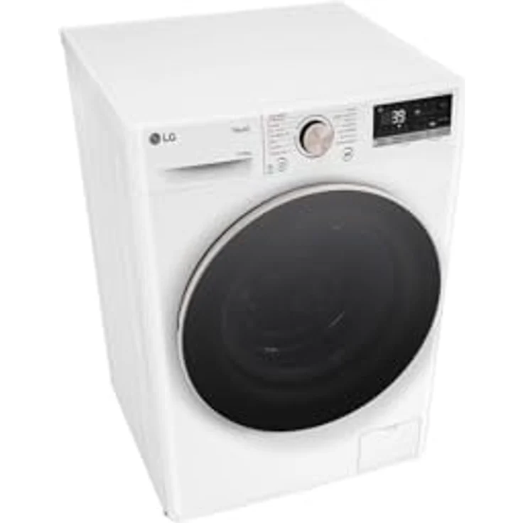LG D4R7011TSWG Waschtrockner Freistehend, 11 kg Wasch- und 6 kg Trockenkapazität, 1400 U/min, Inverter Direct Drive, Schwarz-Weiß, Energieeffizienzklasse D – Bild 8