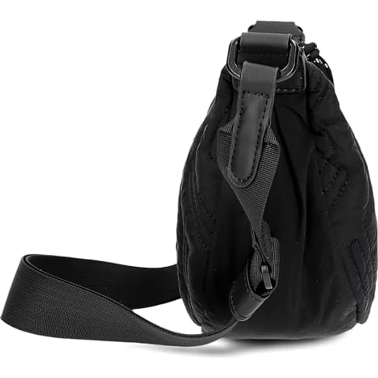 Zwei Cleo Umhängetasche, 30 cm, grau, aus 100% Nylon – Bild 5