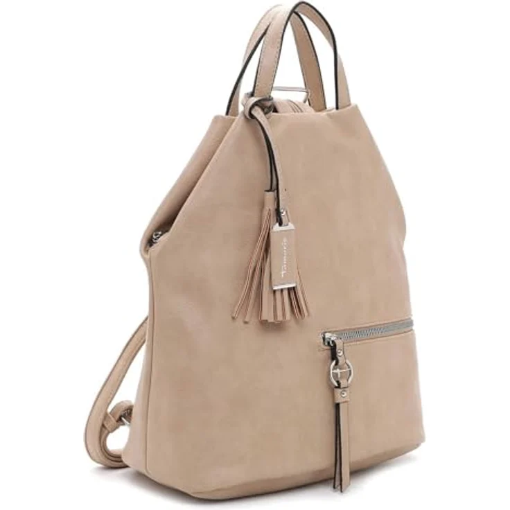 Tamaris Nele City Rucksack, 40 cm, braun, 100% Polyurethan, 35 x 17 x 40 cm – Bild 2